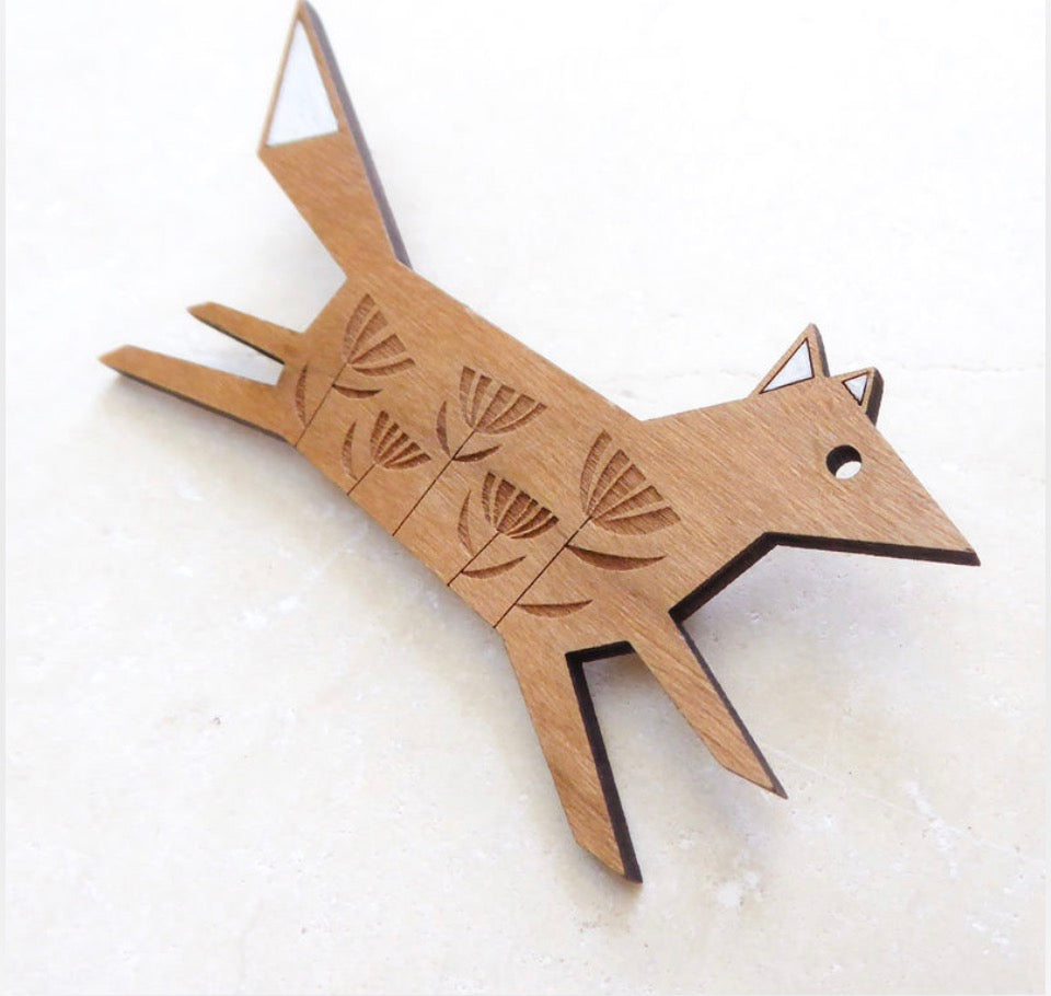 Fox Brooch