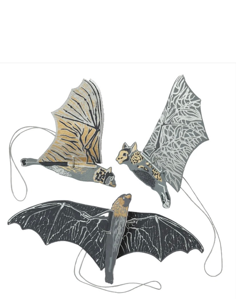 Bats Paper Ornaments