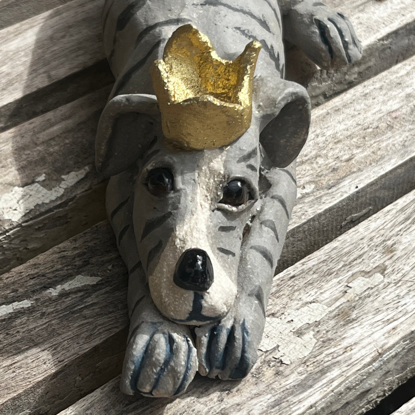 Ceramic Crowned Dog