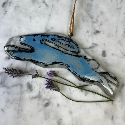 Large Glass Leaping Hare