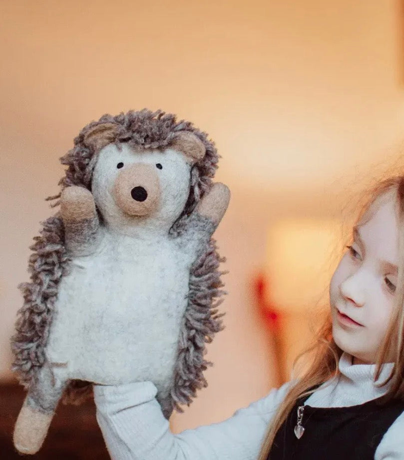 Hilda Hedgehog Hand Puppet