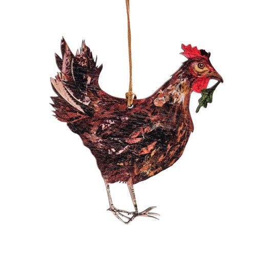 Hen Birch Plywood Decoration