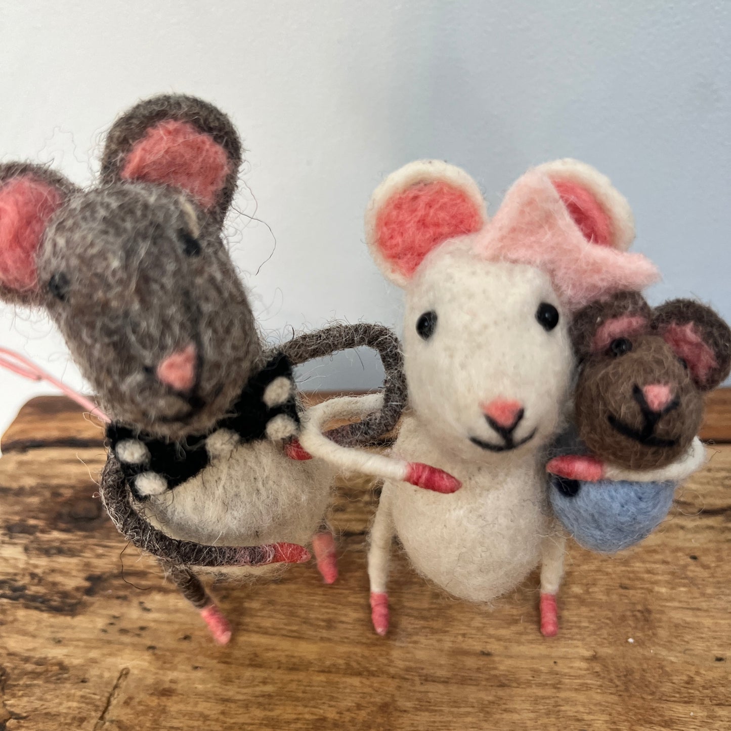 Mummy and Daddy Mice carrying Baby Boy