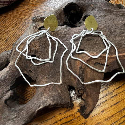 Wonky Hoop Earrings