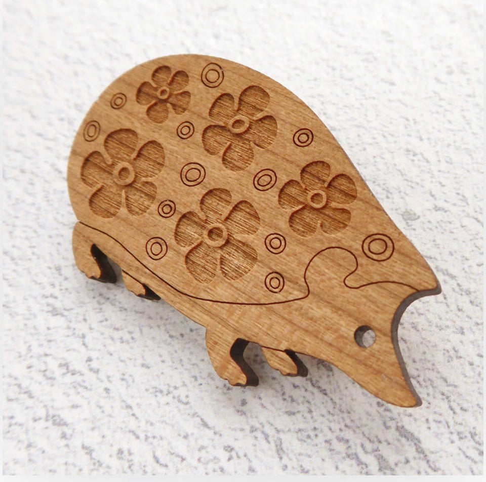 Hedgehog Brooch