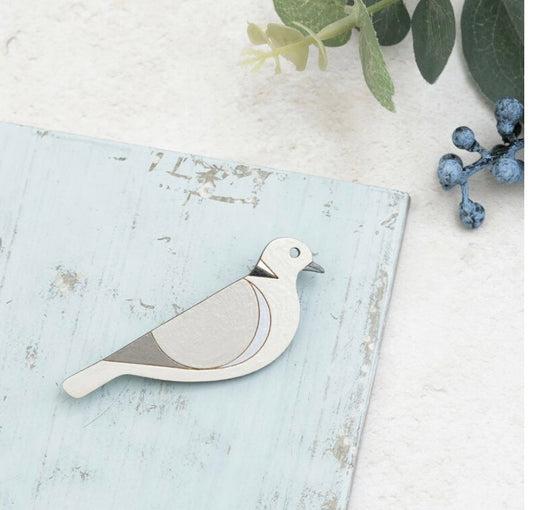 Hand Painted Collared Dove