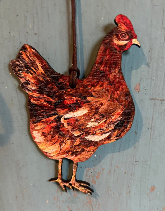 Henny Penny Birch Plywood Decoration