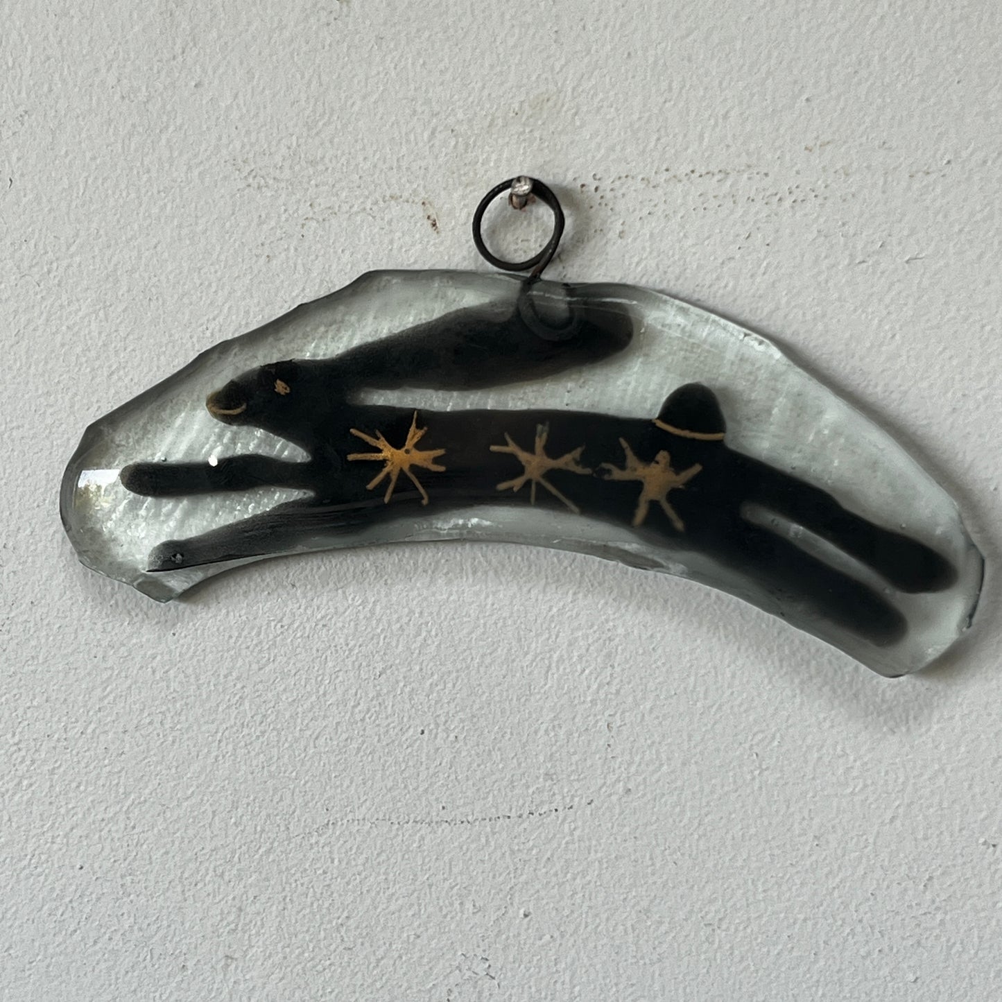 Leaping Hare with Gold Stars