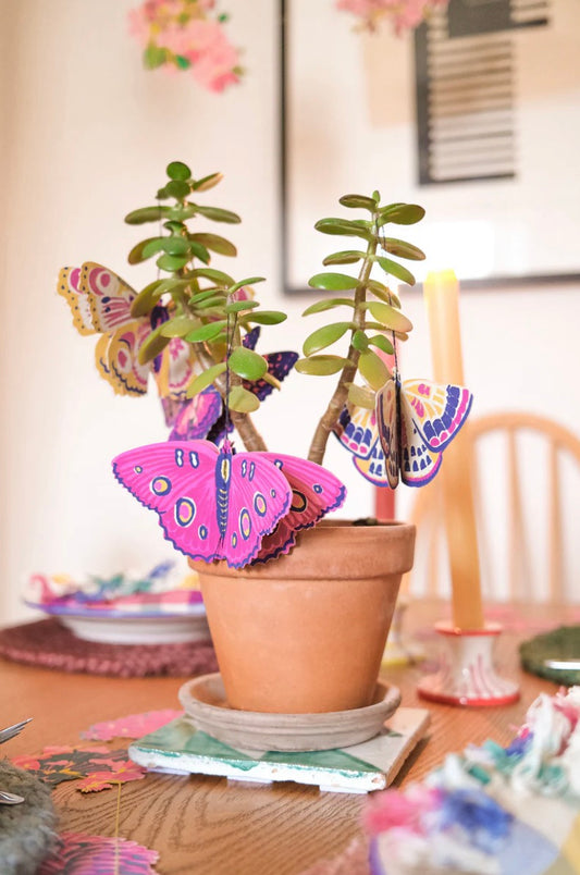 Four Butterfly Ornaments