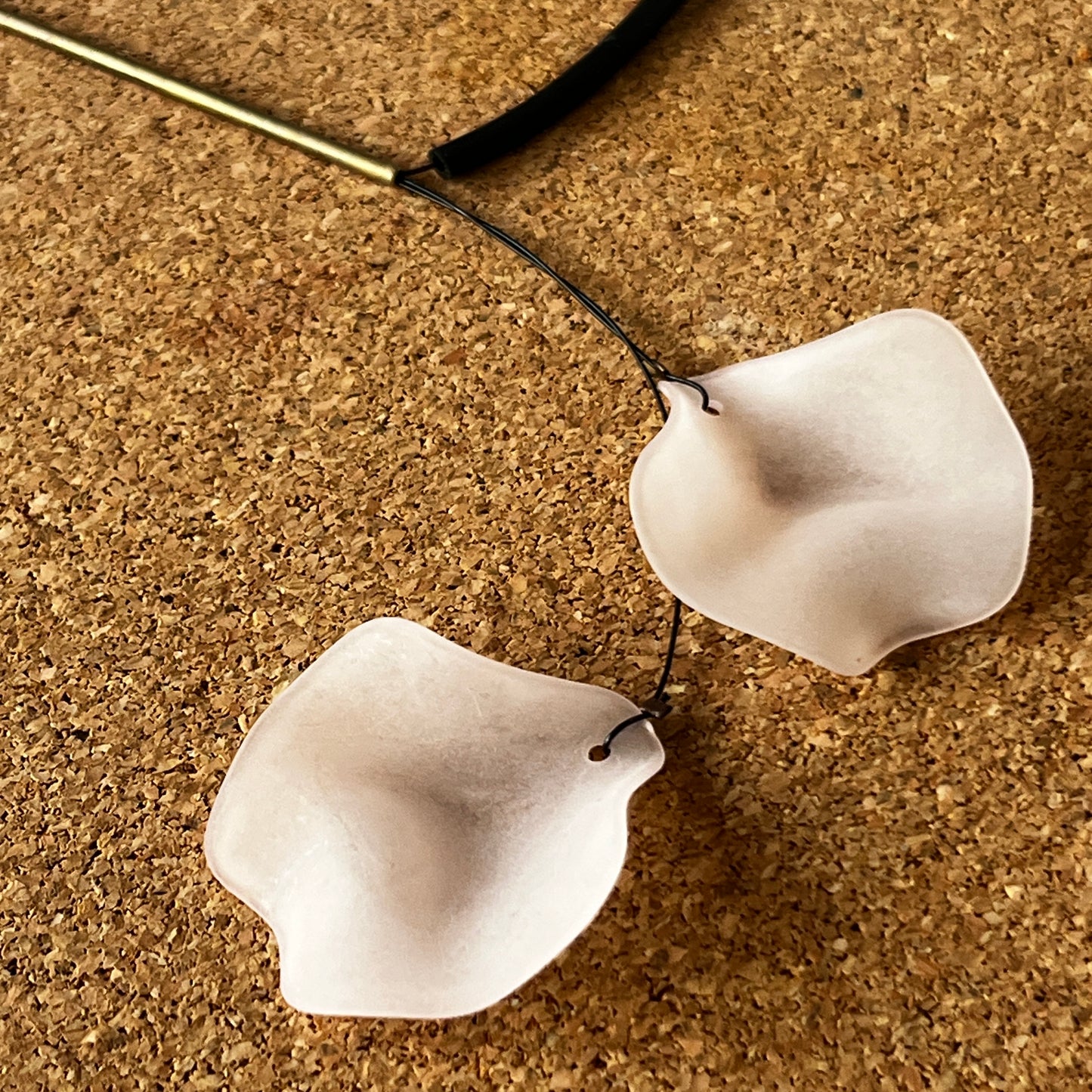 Resin Petal Necklace