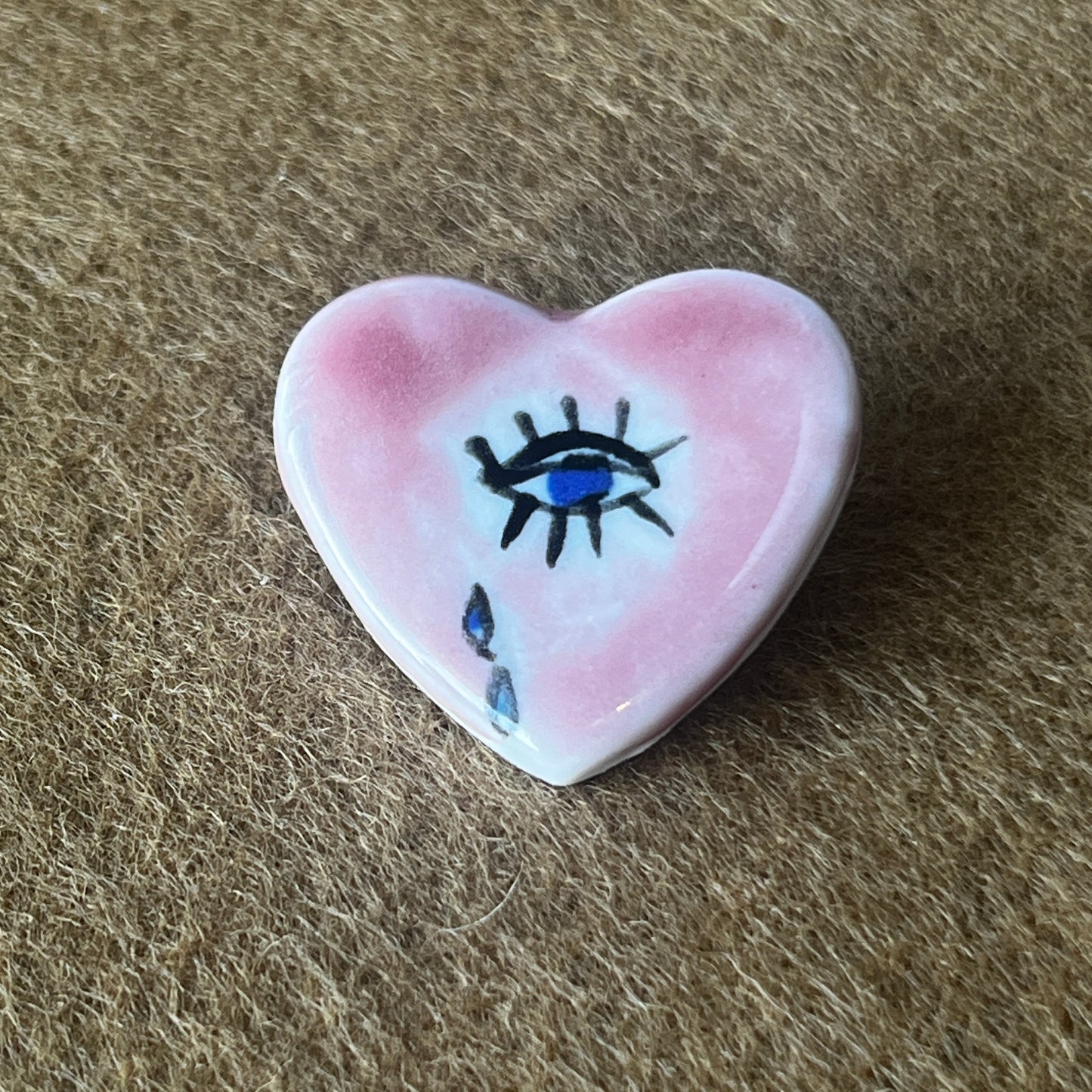 Various Ceramic Brooches
