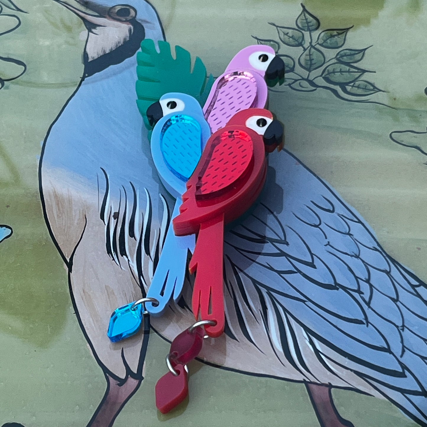 Parrot Brooch