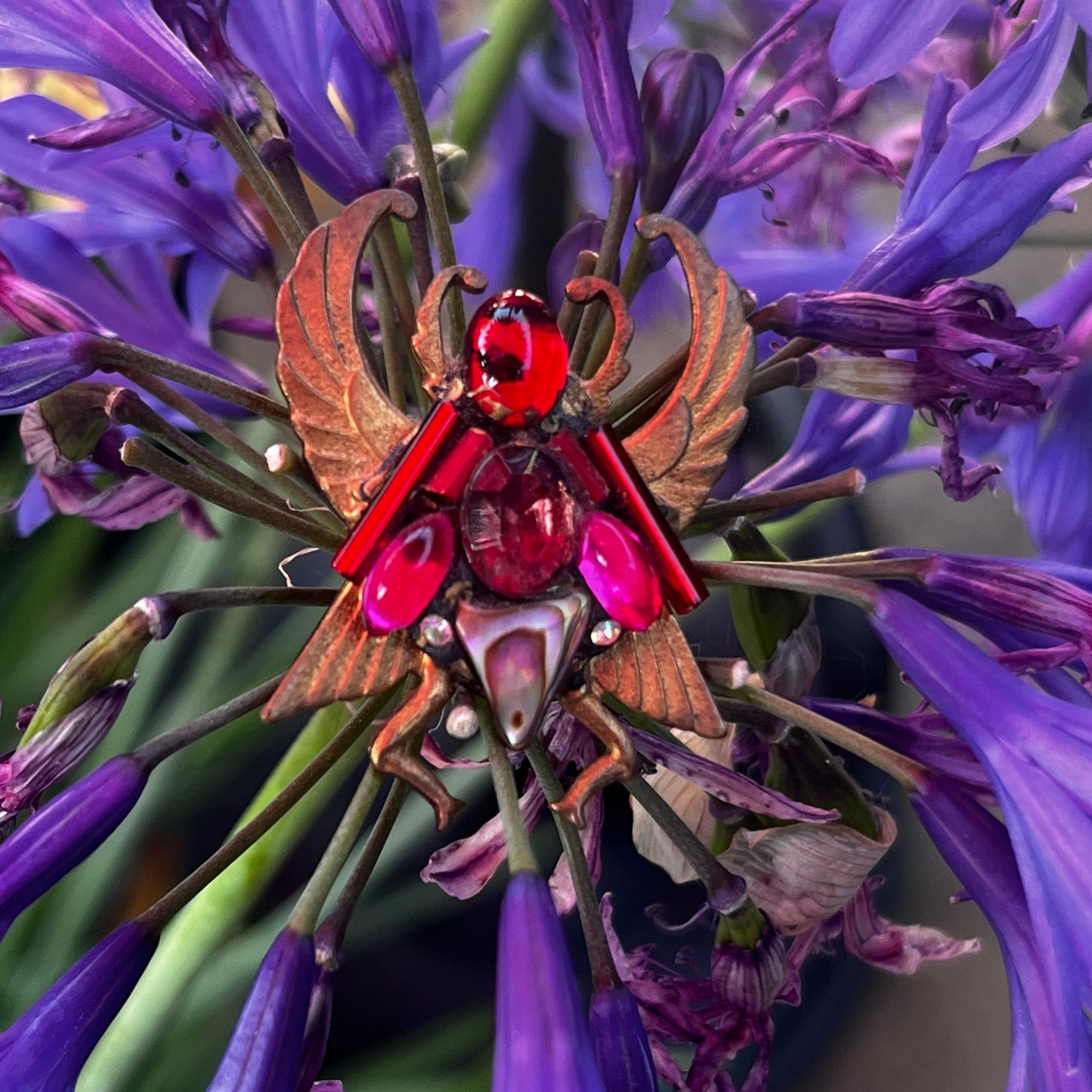 Scarab Brooch by Annie Sherborne