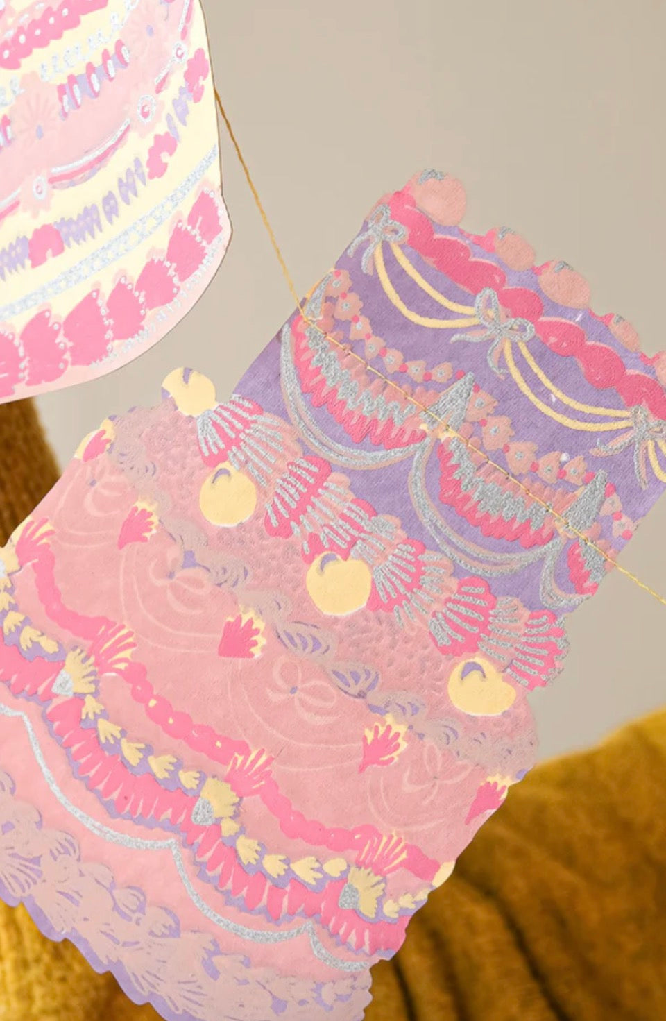 Celebration Cakes Sewn Garland