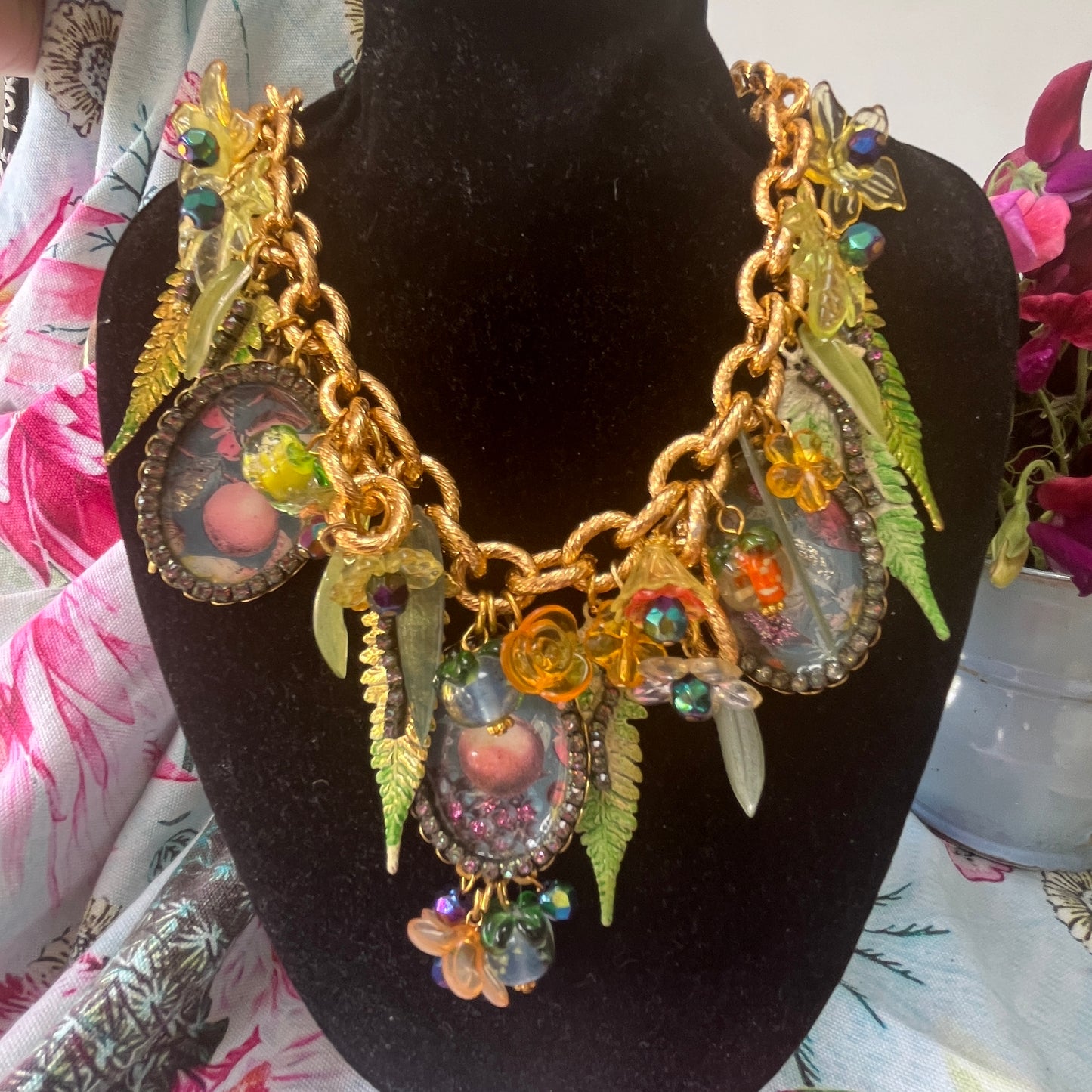Amazing Diana Wilson Arcana - Charm Necklace - Green