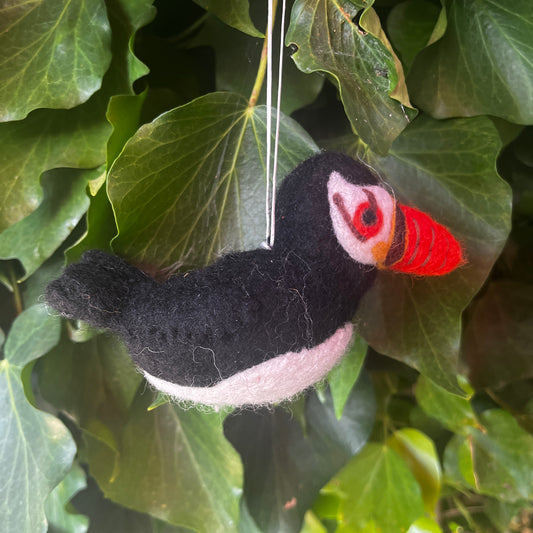 Felted Puffin