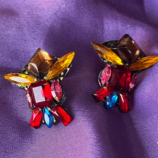 Geometric Stud Earrings by Annie Sherborne