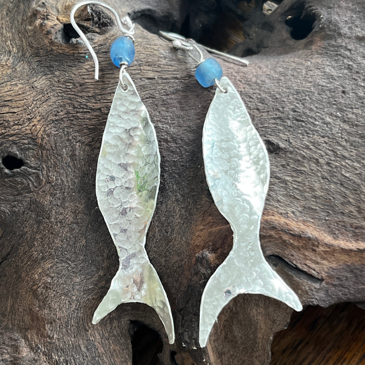Silver Fish Earrings
