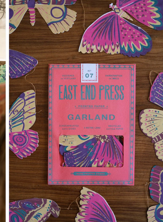 Butterfly Sewn Garland