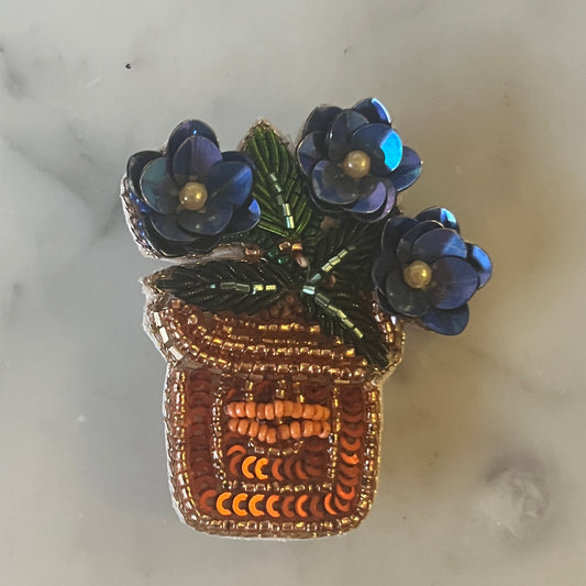 Flowerpot Brooch