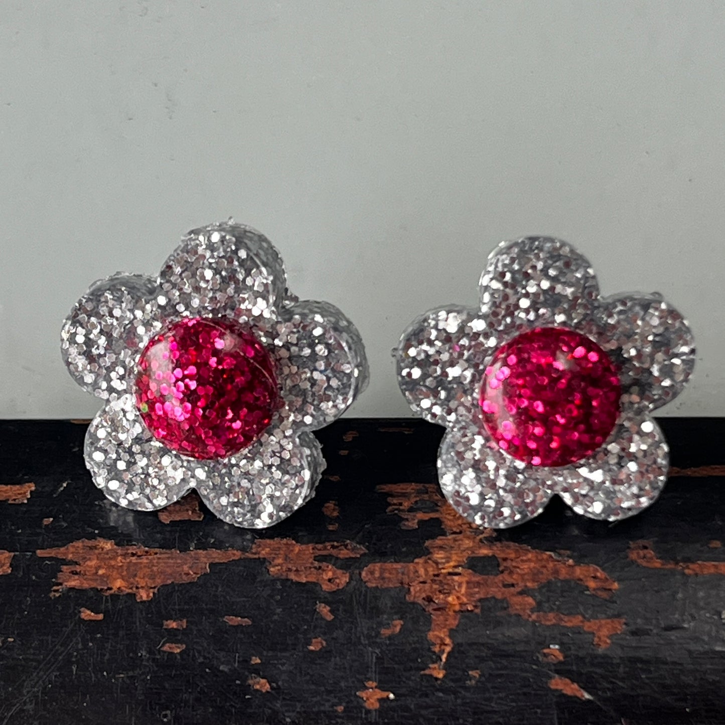 Flower Studs by Heather Filby