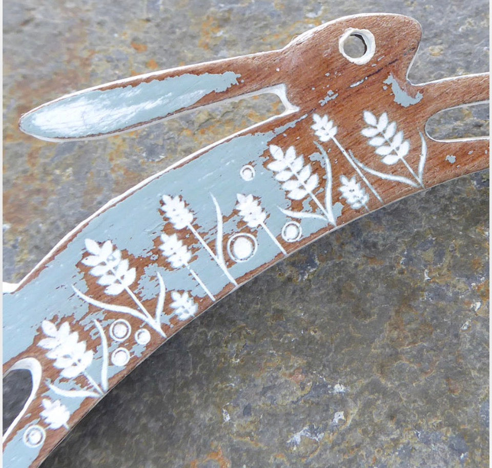 Small Hare - Duck Egg Blue