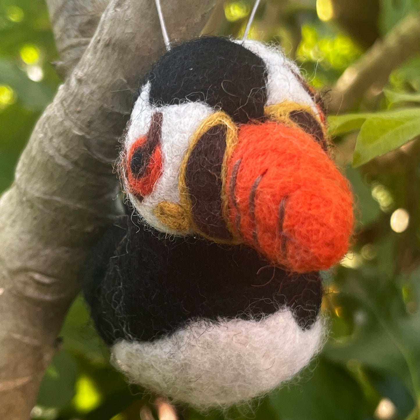 Felted Puffin