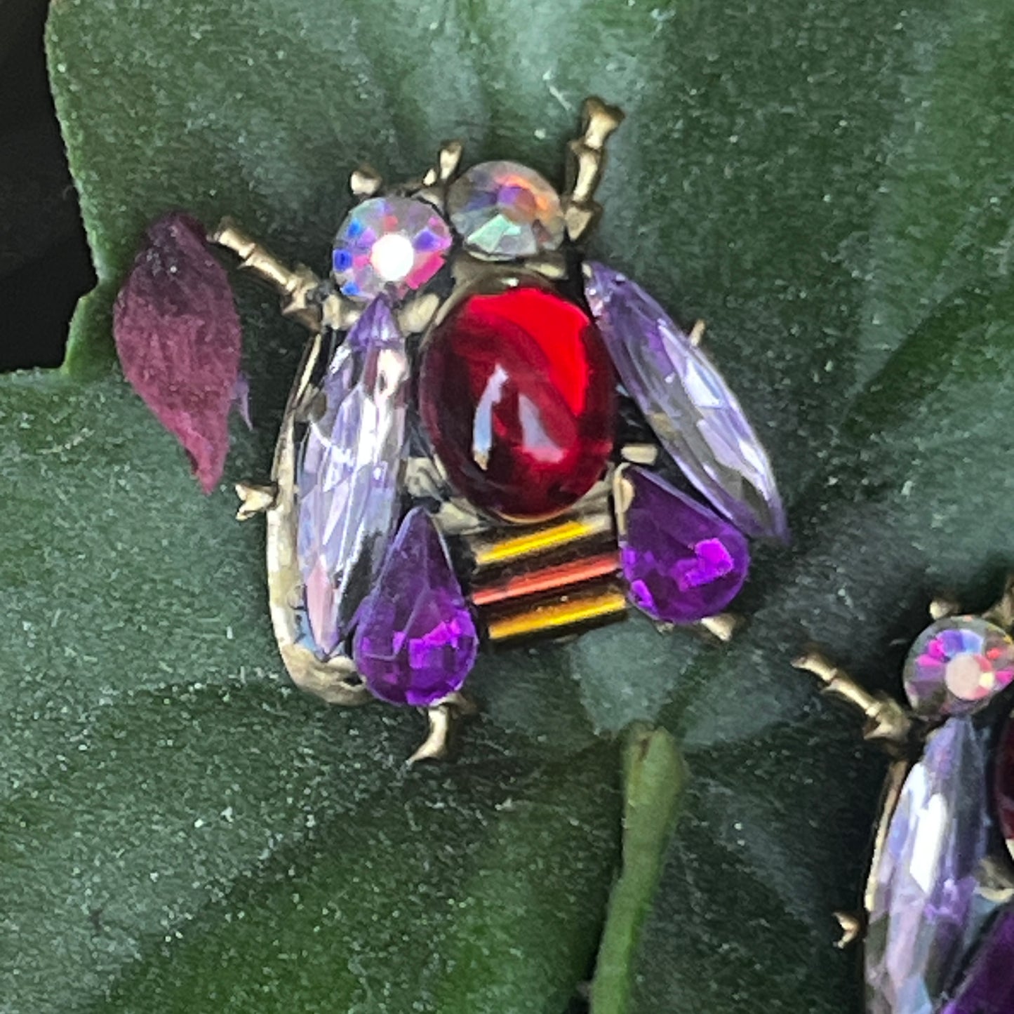 Pink Bee Earrings by Annie Sherborne