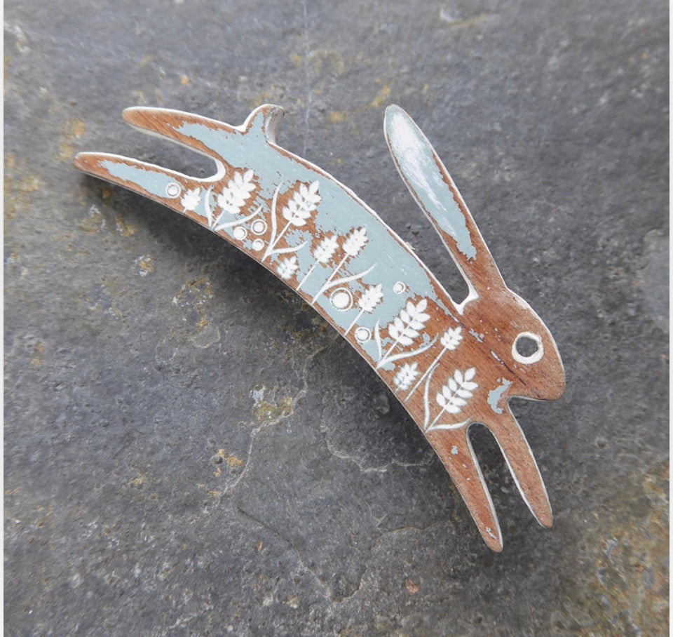 Small Hare - Duck Egg Blue