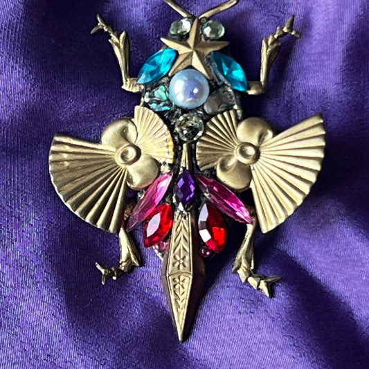 Big Bug Brooch by Annie Sherborne