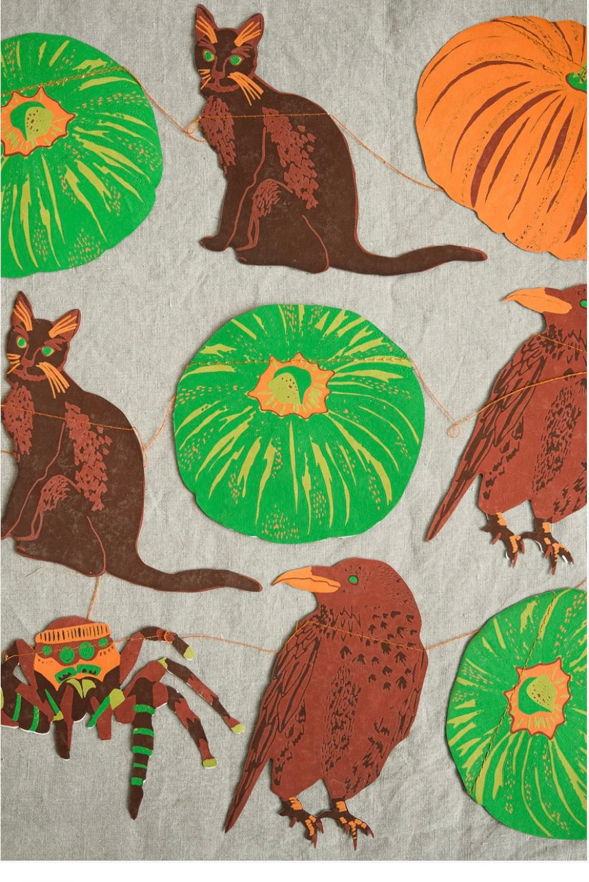 Pumpkin Sewn Garland