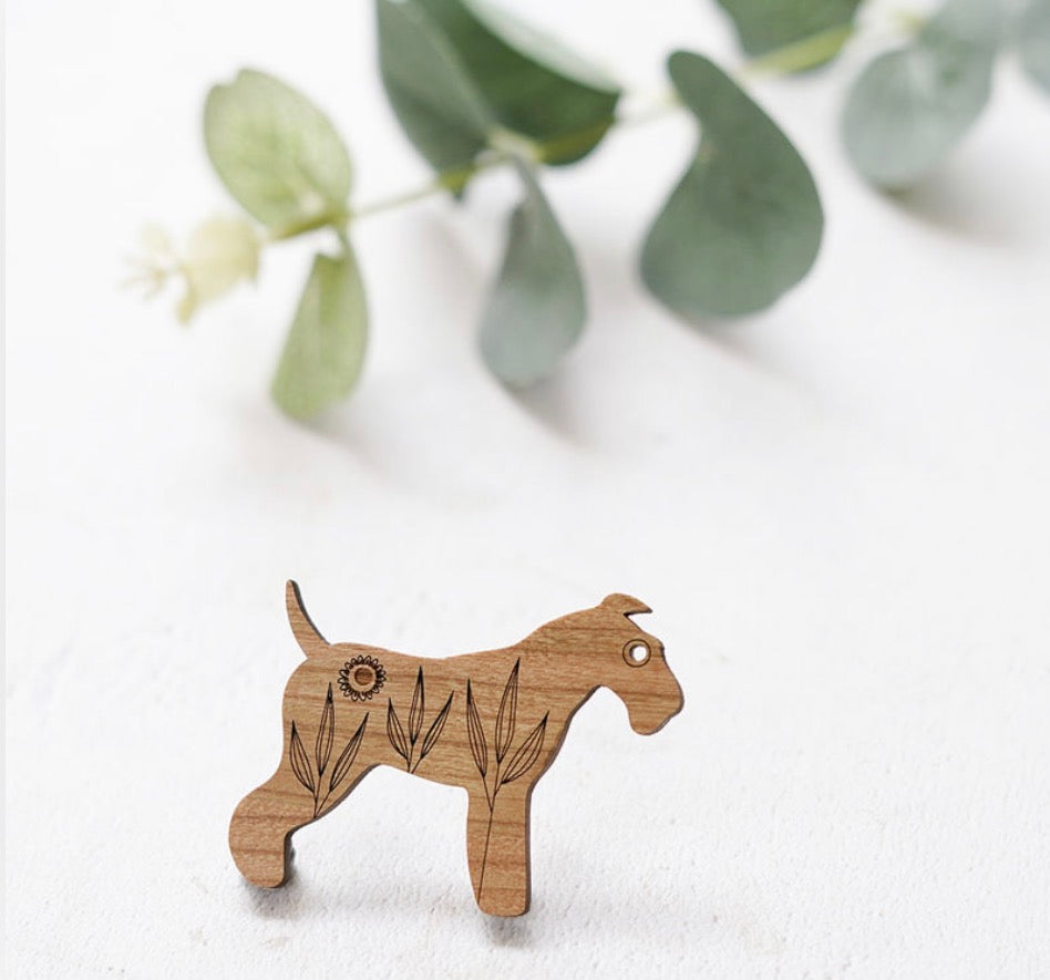 Terrier Brooch
