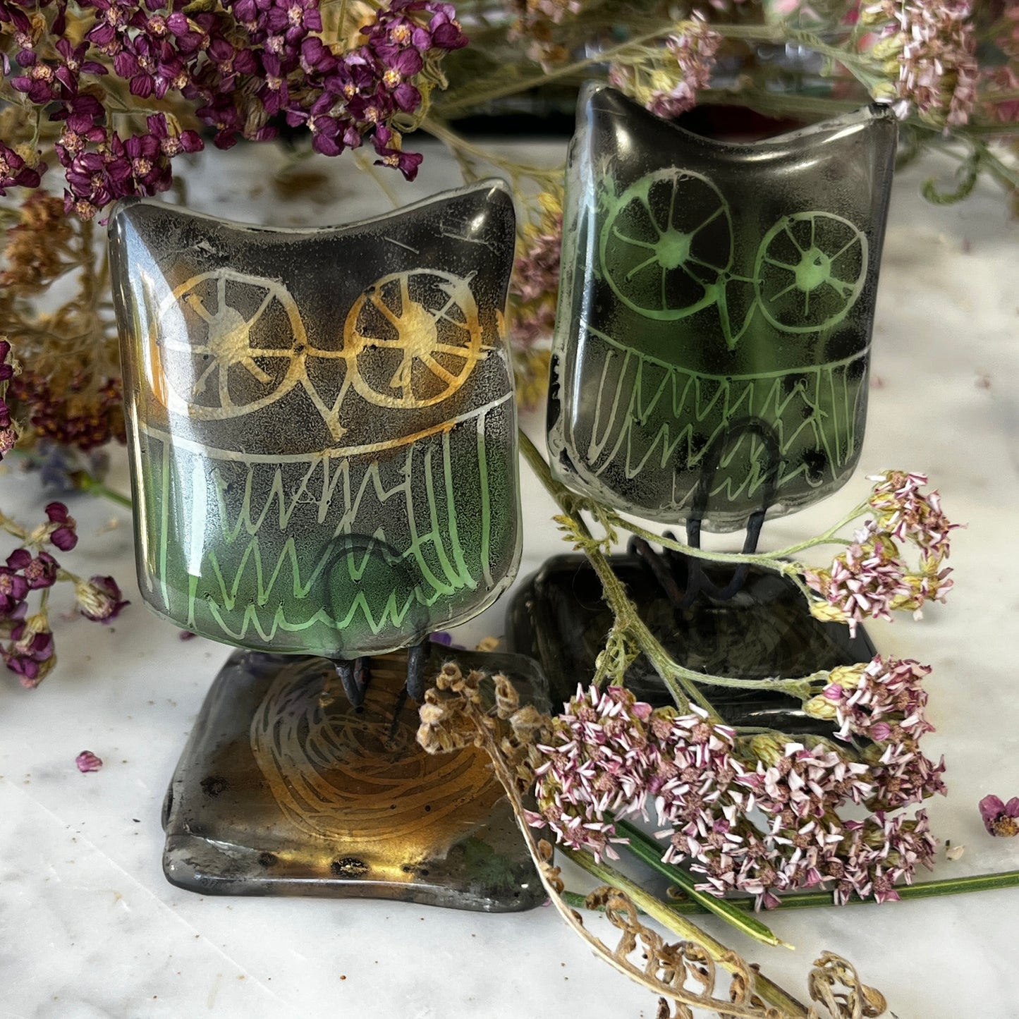 Single Glass Owl