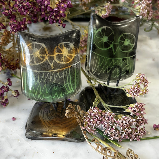 Single Glass Owl