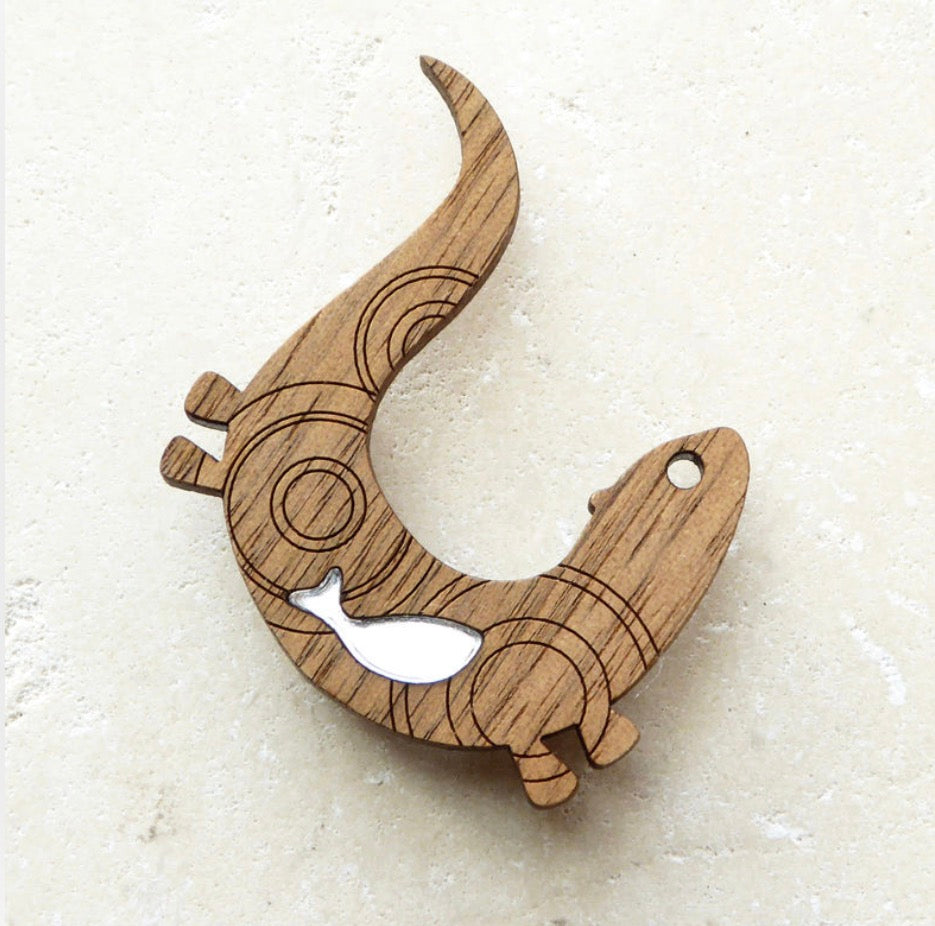 Otter Brooch