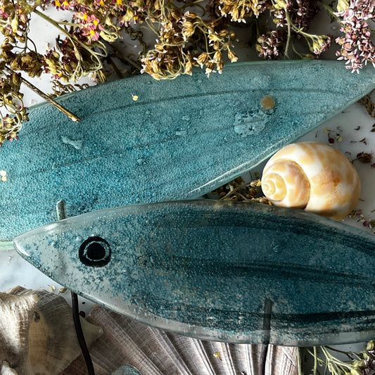 Large Fish on Cane