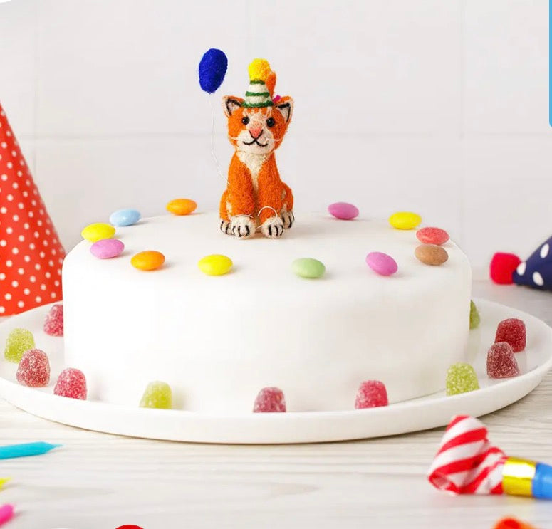 Ginger Cat Birthday Cake Topper