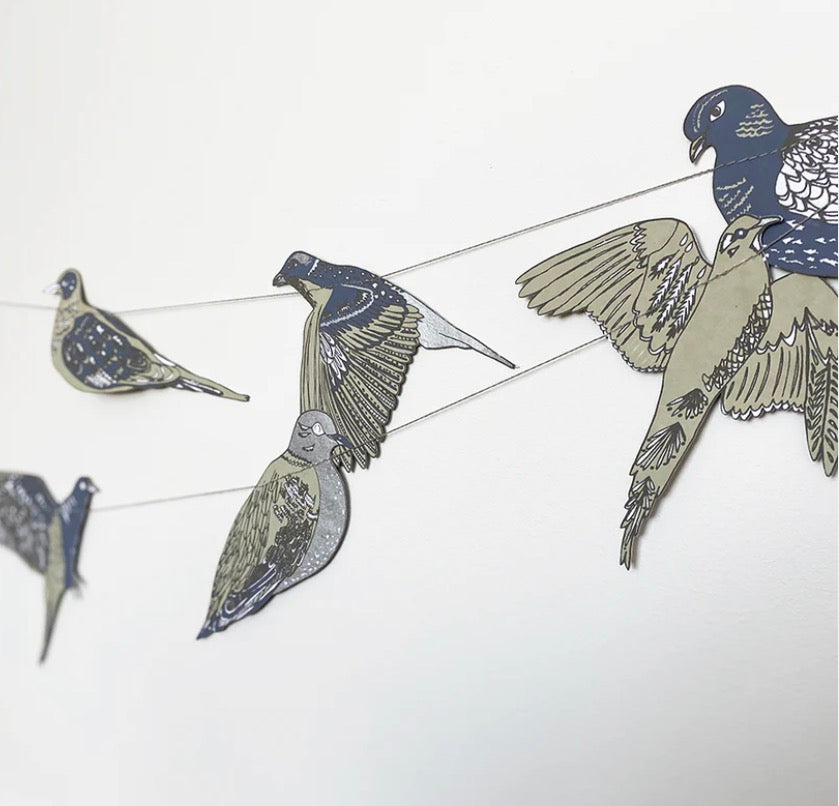 Turtle Dove Sewn Garland