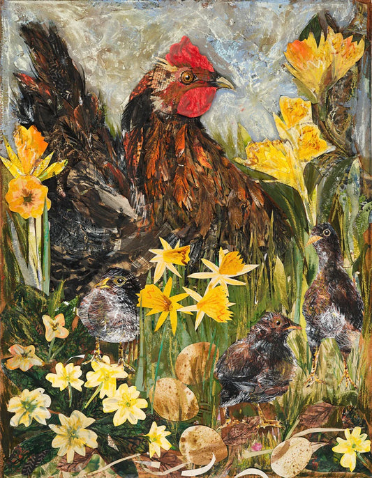 Spring Bantams Fine Art Giclèe Print