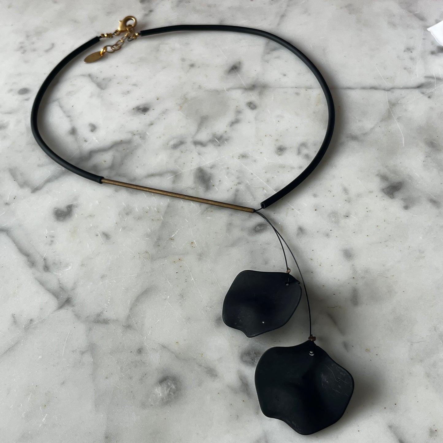 Resin Petal Necklace