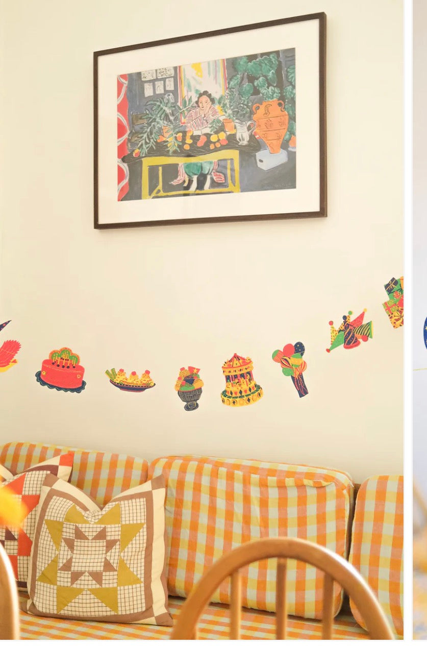 Birthday Party Sewn Garland