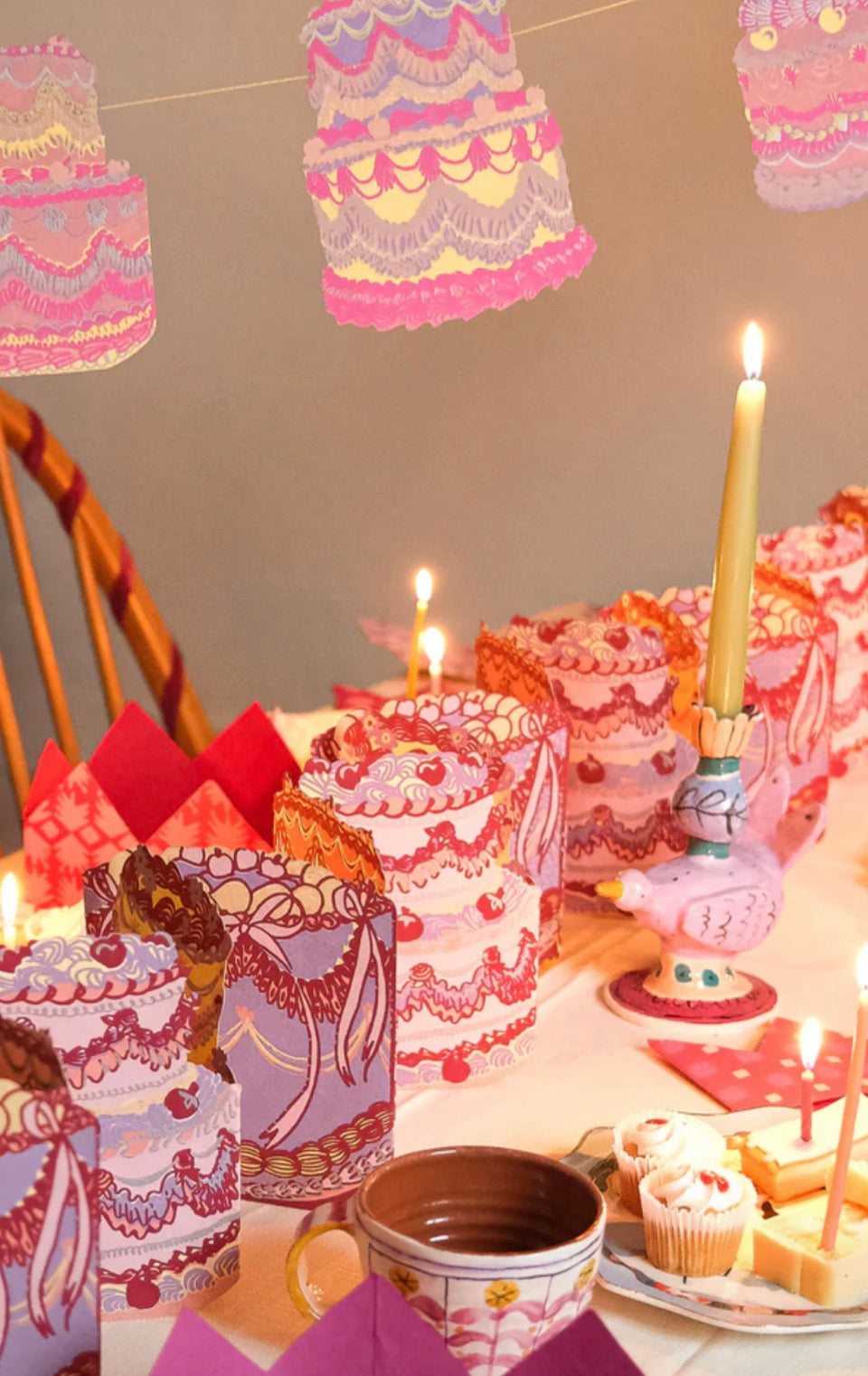 Celebration Cakes Sewn Garland