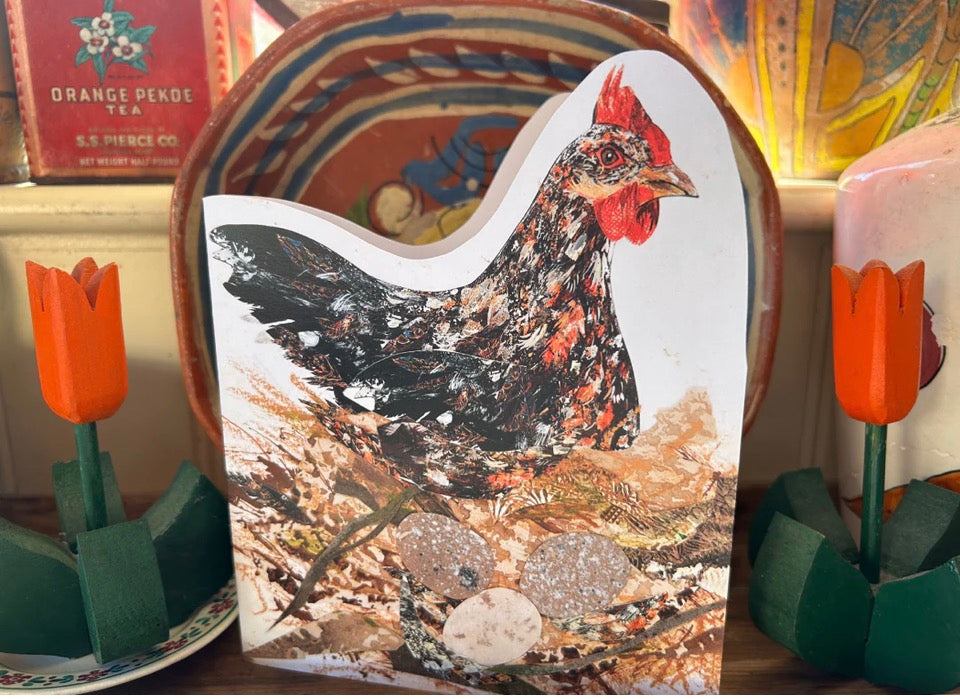 Bantam Nest Blank greeting Card