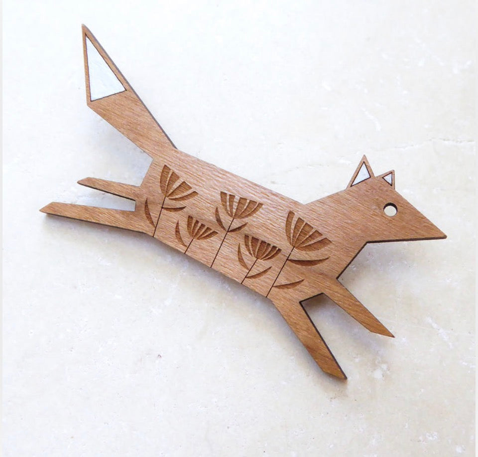 Fox Brooch