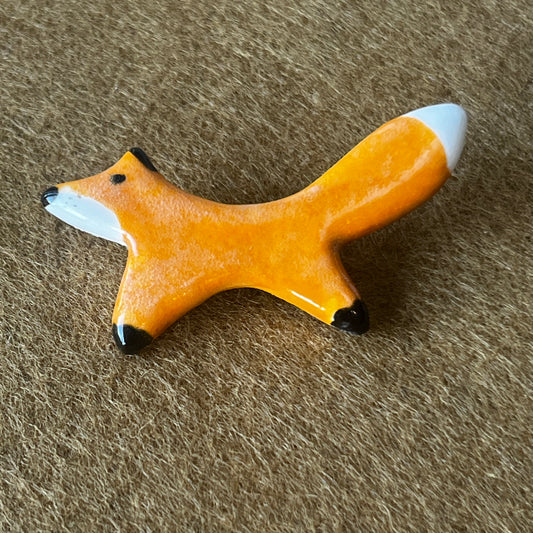 Various Ceramic Brooches