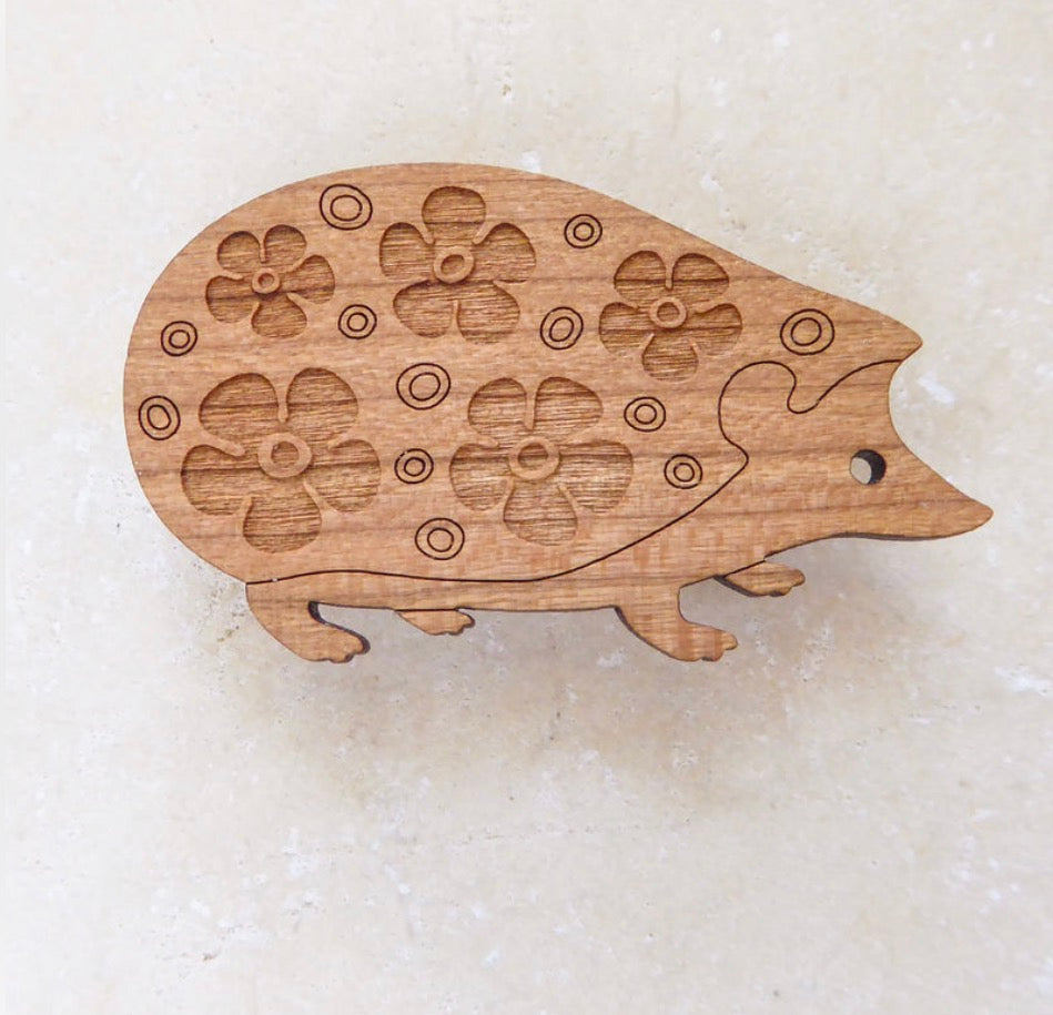 Hedgehog Brooch