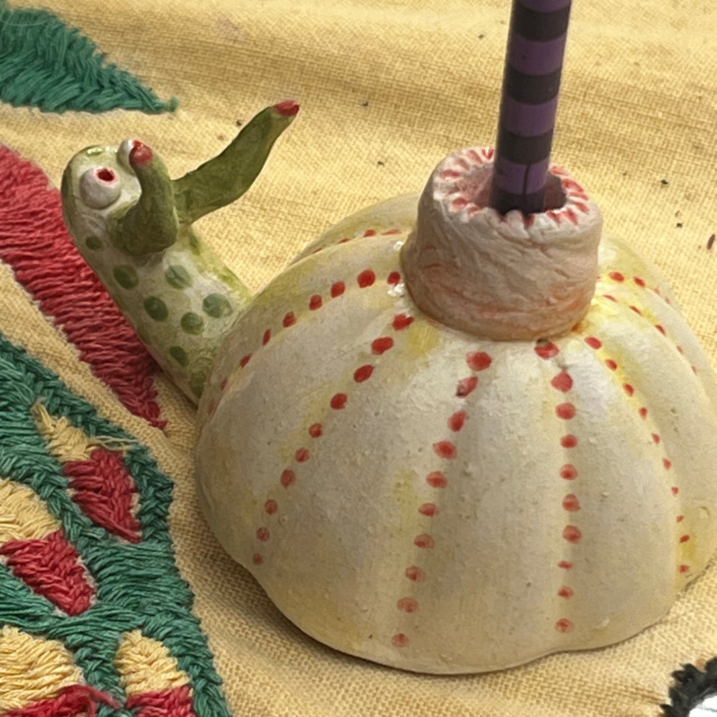 Sid the Snail Birthday Candle Holder