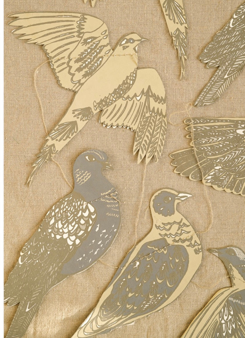 Turtle Dove Sewn Garland
