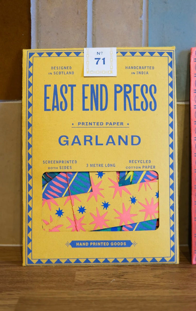 Bright Happy Birthday Sewn Garland