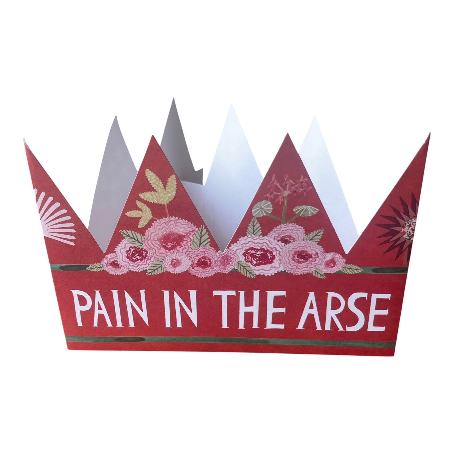 Pain in the Arse Party Hat Greeting Card
